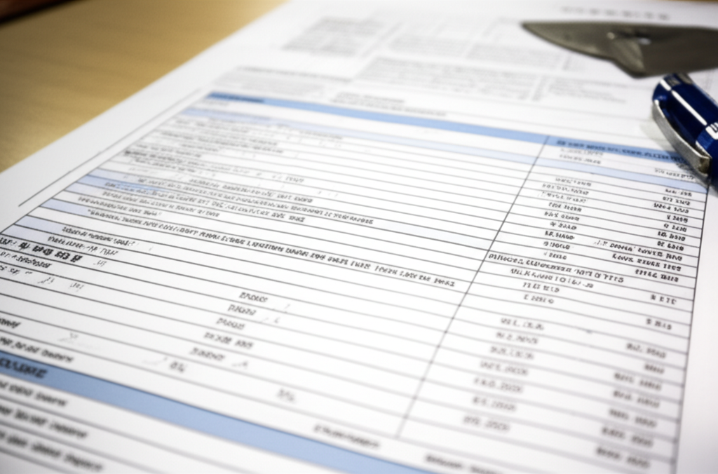 Bảng báo giá chi tiết cho các loại cầu trục khác nhau, thể hiện thông số kỹ thuật và giá thành.